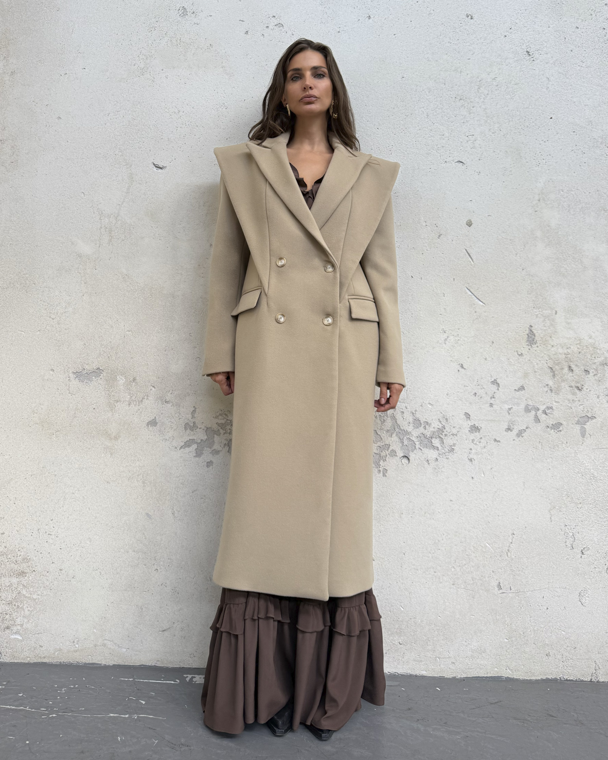 Artist Coat Long Beige