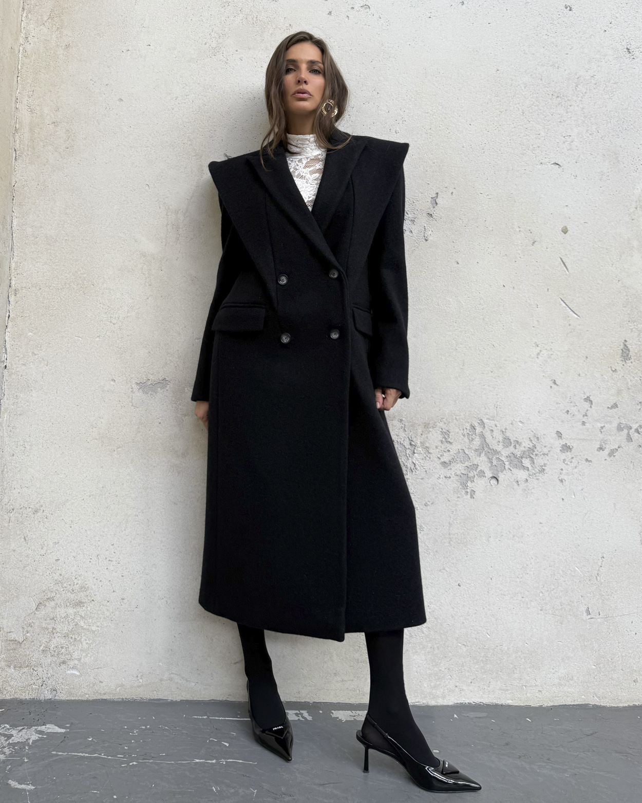 Artist Coat Long Black — prikaz 2