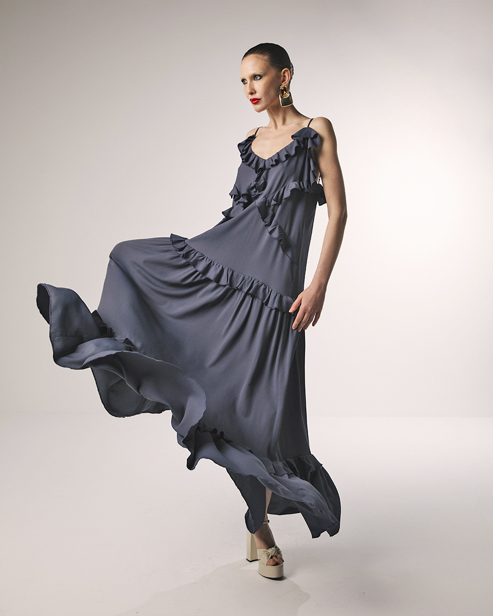 Wave Dress Dark Blue — prikaz 2