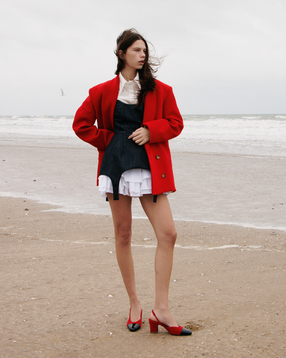 Saint German Red Suit Jacket