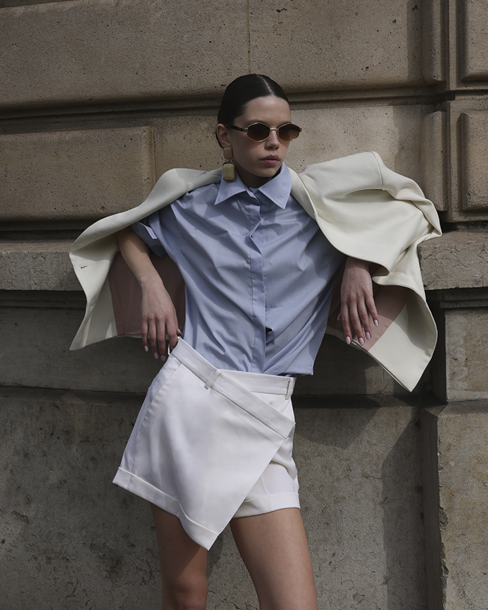 Bluebird Shorts White — prikaz 5