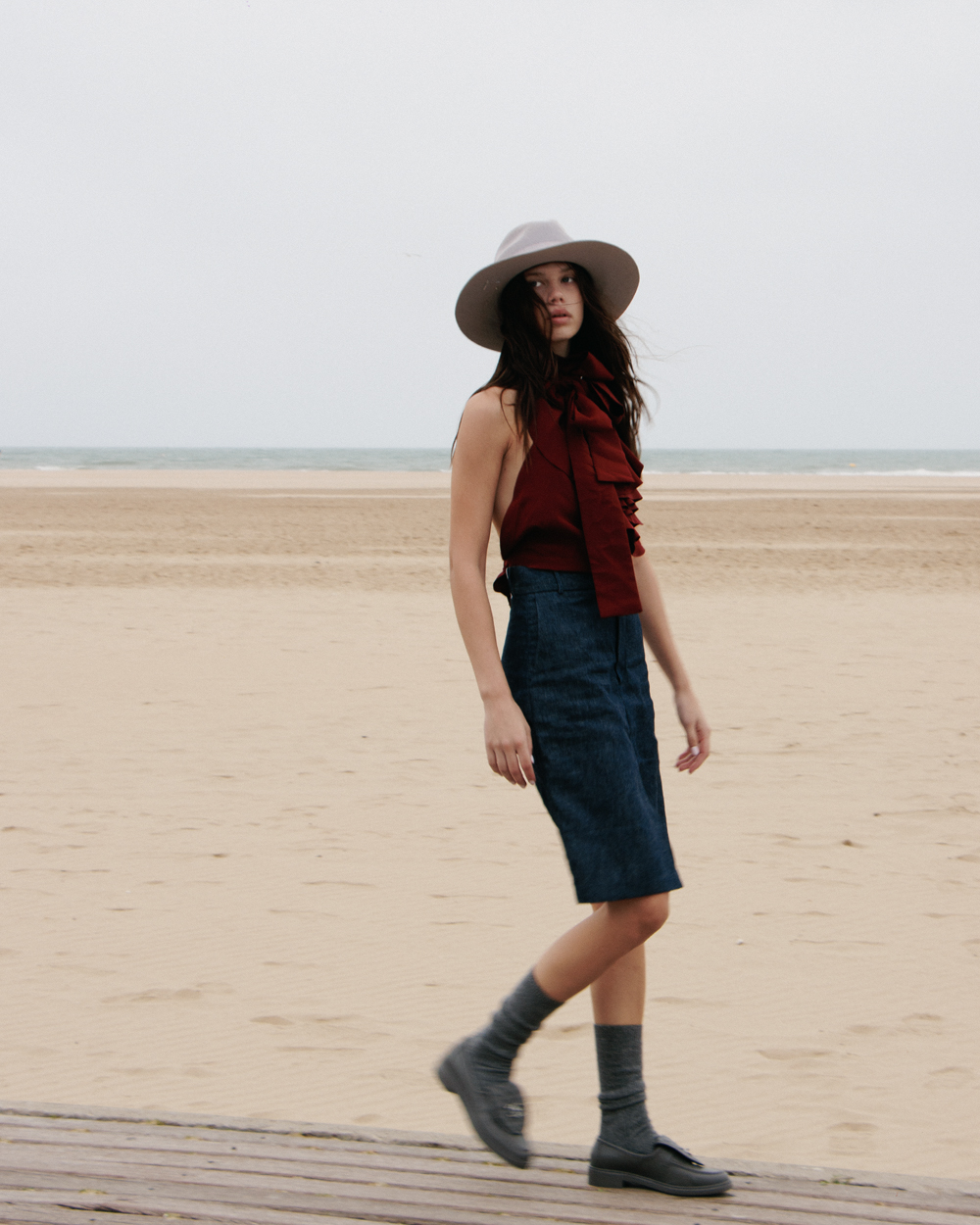 London Skirt In Denim — prikaz 2