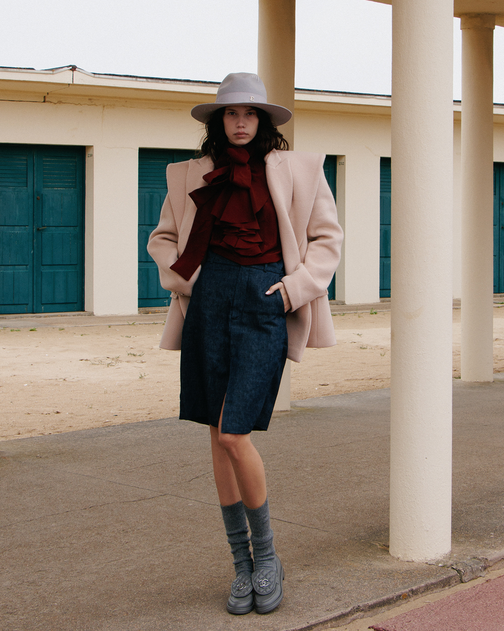 London Skirt In Denim — prikaz 4