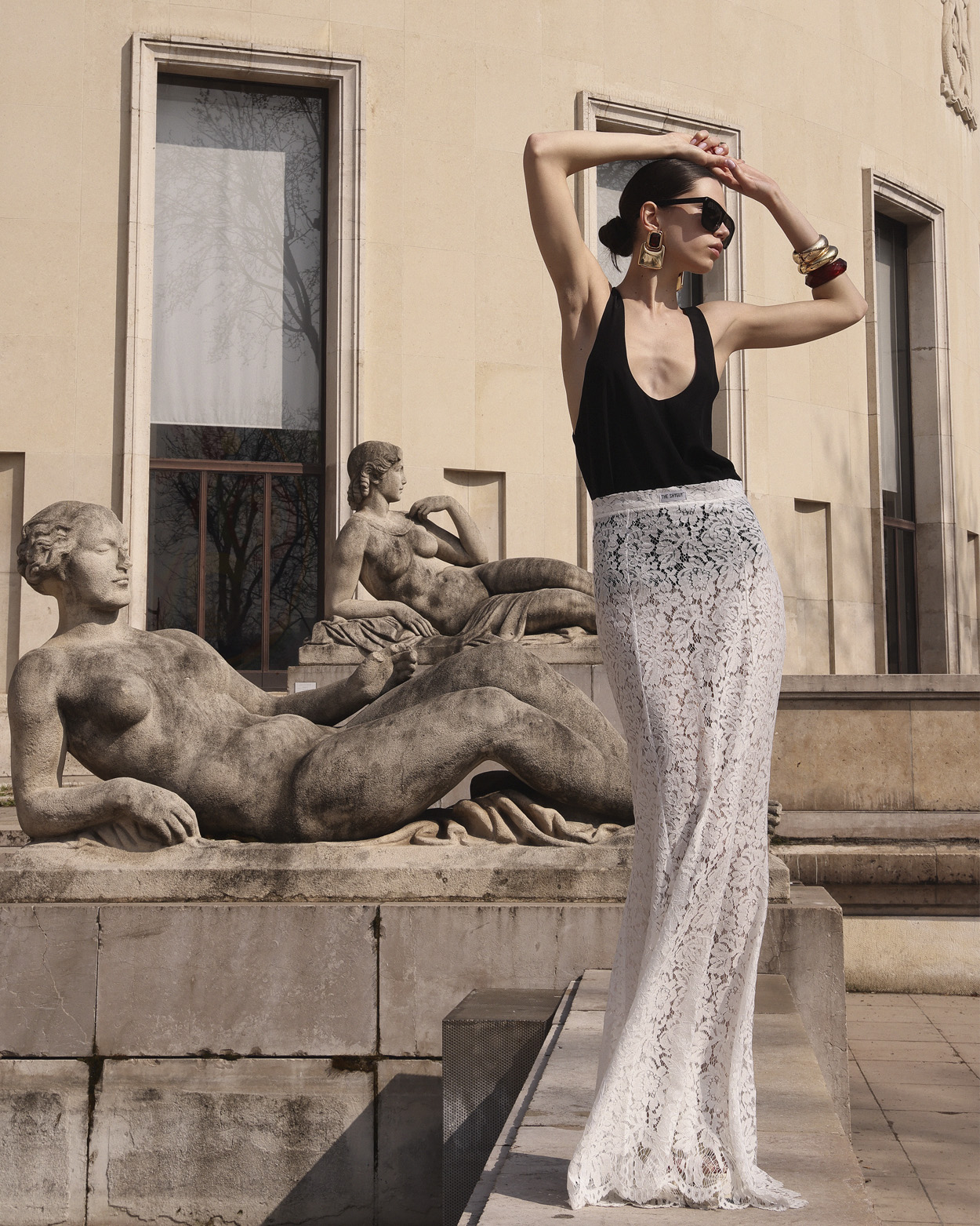 Mermaid Skirt White